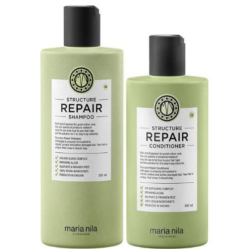 Maria Nila Structure Repair Shampoo and Conditioner Set (350/300ml)